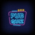 Pub Quiz Neon Sign