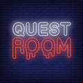Quest Room Neon Sign