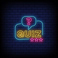 Quiz Neon Sign