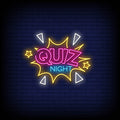 Quiz Night Neon Sign