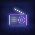 Radio Set Neon Sign