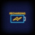 Recharging Neon Sign