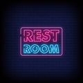 Rest Room Neon Sign - Neon Pink Aesthetic