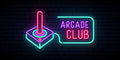Retro Joystick Neon Sign
