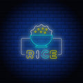 Rice Neon Sign