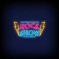 Rock Show Neon Sign - Neon Pink Aesthetic