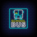 School Bus Neon Sign