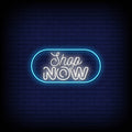 Shop Now Neon Sign