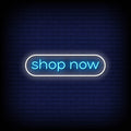 Shop Now Neon Sign