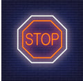 Stop Traffic Neon Sign