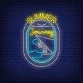 Summer Journey Neon Sign