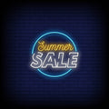 Summer Sale Neon Sign