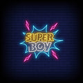 Super Boy Neon Sign