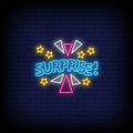 Surprise Neon Sign