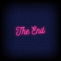 The End Neon Sign