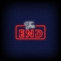 The End Neon Sign