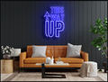 This Way Up Neon Sign 36x24 inches