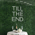 Till The End Neon Sign Perfect For Creating A Loving Atmosphere