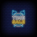 Time Sale Neon Sign