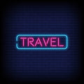 Travel Neon Sign
