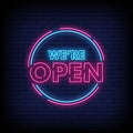 We Are Open Neon Sign Perfect For Your Business