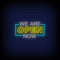We Are Open Now Neon Sign Perfect For Shop & Store