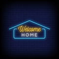 Welcome Home Neon Sign
