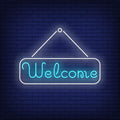 Welcome Neon Sign