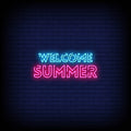 Welcome Summer Neon Sign