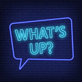 Whats Up Neon Sign