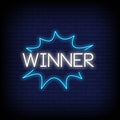 Winner Neon Sign