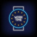Work Time Neon Sign Perfect For Your Office
