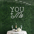 You and Me Neon Sign Perfect For Creating A Loving Atmosphere