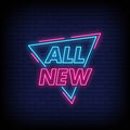All New Neon Sign