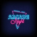 Arcade Night Neon Sign