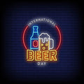 Beer Day Neon Sign  Perfect for Businesses & Events