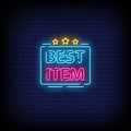 Best Item Neon Sign