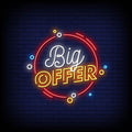 Big Offer Neon Sign Perfect For Shop & Store