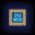Big Win Neon Sign