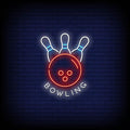 Bowling Logo Neon Sign