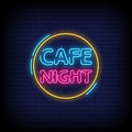 Cafe Night Neon Sign Perfect for Café & Restaurant