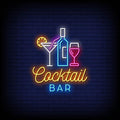 Cocktail Bar Neon Sign Perfect for Bars & Events
