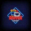 Coffee Shop Logo Neon Sign Perfect for Cafes & Events