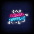 Combo Offers Neon Sign