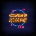 Coming Soon Neon Sign Perfect For Shop & Store