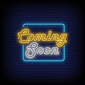 Coming Soon Neon Sign Perfect For Shop & Store
