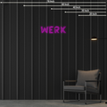 WERK Neon Sign 32x9 inches