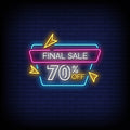 Final Sale Neon Sign