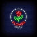Flower Shop Neon Sign
