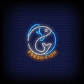 Fresh Fish Neon Sign